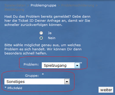 LOFD Account löschen