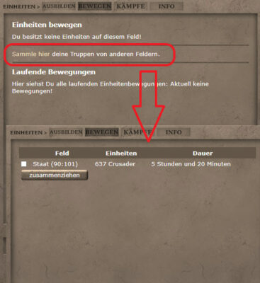LOFD Einheiten sammeln