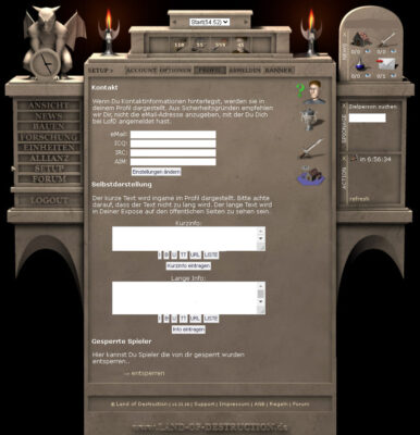 LOFD Setup Profil-Einstellungen